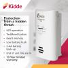 imageKidde Carbon Monoxide Detector Plug in Wall with AA Battery Backup TestHush ButtonClamshell Packaging