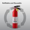 imageKidde CommercialGrade Fire Extinguisher for Office Schools Rechargeable 1A10BC25 LBS 2024 Edition