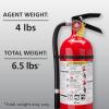 imageKidde CommercialGrade Fire Extinguisher for Office Schools Rechargeable 2A10BC4 LBS 2024 Edition