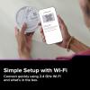 imageKidde Hardwired Kidde App Enabled Smart Smoke and Carbon Monoxide Detector AA Battery Backup Voice Alerts Interconnected AlarmSmart Smoke  Carbon Monoxide Detector