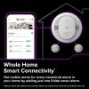 imageKidde Hardwired Kidde App Enabled Smart Smoke and Carbon Monoxide Detector AA Battery Backup Voice Alerts Interconnected AlarmSmart Smoke  Carbon Monoxide Detector