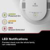 imageKidde Hardwired Kidde App Enabled Smart Smoke and Carbon Monoxide Detector AA Battery Backup Voice Alerts Interconnected AlarmSmart Smoke Detector