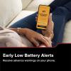 imageKidde Hardwired Kidde App Enabled Smart Smoke and Carbon Monoxide Detector AA Battery Backup Voice Alerts Interconnected AlarmSmart Smoke Detector