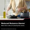 imageKidde Hardwired Kidde App Enabled Smart Smoke and Carbon Monoxide Detector AA Battery Backup Voice Alerts Interconnected AlarmSmart Smoke Detector