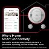 imageKidde Hardwired Kidde App Enabled Smart Smoke and Carbon Monoxide Detector AA Battery Backup Voice Alerts Interconnected AlarmSmart Smoke Detector