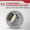 imageKidde Hardwired Smoke Detector AA Battery Backup Interconnectable LED Warning Light Indicators 2 Pack2 Pack