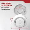 imageKidde Smoke Detector 10Year Battery Powered Voice Alerts LED Warning Light Indicators 20SD10V1 Pack