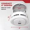 imageKidde Smoke Detector 4Inch Compact AA Battery Powered 10SDR