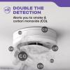 imageKidde Smoke ampamp Carbon Monoxide Detector 10Year Battery Powered Voice Alerts LED Warning Light Indicators1 Pack