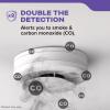 imageKidde Smoke ampamp Carbon Monoxide Detector 10Year Battery Powered Voice Alerts LED Warning Light Indicators3 Pack