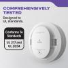 imageKidde Smoke ampamp Carbon Monoxide Detector 10Year Battery Powered Voice Alerts LED Warning Light Indicators3 Pack