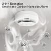 imageKidde Smoke ampamp Carbon Monoxide Detector AA Battery Powered LED Warning Light Indicators 1 PackWhite