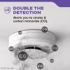 imageKidde Smoke ampamp Carbon Monoxide Detector AA Battery Powered LED Warning Light Indicators 4 Pack4 Pack