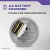 imageKidde Smoke ampamp Carbon Monoxide Detector AA Battery Powered Voice Alerts LED Warning Light Indicators 30CUDRV1 Pack