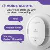 imageKidde Smoke ampamp Carbon Monoxide Detector AA Battery Powered Voice Alerts LED Warning Light Indicators 30CUDRV1 Pack