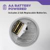 imageKidde Smoke ampamp Carbon Monoxide Detector AA Battery Powered Voice Alerts LED Warning Light Indicators 30CUDRV3 Pack