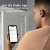 imageKidde WiFi Water Leak Detector ampamp Freeze Alarm Alexa Device Smart Leak Detector for Homes with App AlertsWhite1 pack