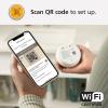 imageKidde WiFi Water Leak Detector ampamp Freeze Alarm Alexa Device Smart Leak Detector for Homes with App AlertsWhite1 pack