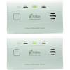 imageKidde Carbon Monoxide Detector with 10Year Battery 3 LEDs Replacement Indicator TestReset Button2 packs