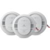imageKidde Hardwired Smoke ampamp Carbon Monoxide Detector 10Year Battery Backup Voice Alerts Interconnectable LED Warning Light Indicators3 Pack