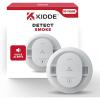 imageKidde Smoke Detector 10Year Battery Powered Voice Alerts LED Warning Light Indicators 20SD10V1 Pack
