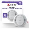 imageKidde Smoke Detector AA Battery Powered LED Warning Light Indicators 1 Pack White 30CUAR1 Pack