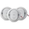 imageKidde Smoke Detector AA Battery Powered LED Warning Light Indicators 1 Pack White 30CUAR3 Pack