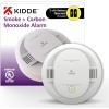 imageKidde Smoke ampamp Carbon Monoxide Detector AA Battery Powered LED Warning Light Indicators 1 PackWhite