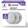 imageKidde Smoke ampamp Carbon Monoxide Detector AA Battery Powered LED Warning Light Indicators 4 Pack2 Pack