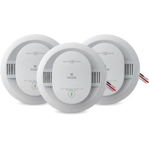 imageKidde Hardwired Smoke ampamp Carbon Monoxide Detector 10Year Battery Backup Interconnectable LED Warning Light Indicators 30CUA103 Pack