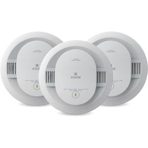 imageKidde Smoke Detector 10Year Battery Powered Voice Alerts LED Warning Light Indicators 20SD10V3 Pack