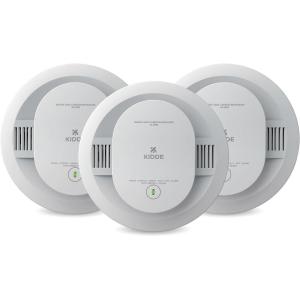 imageKidde Smoke ampamp Carbon Monoxide Detector AA Battery Powered Voice Alerts LED Warning Light Indicators 30CUDRV3 Pack
