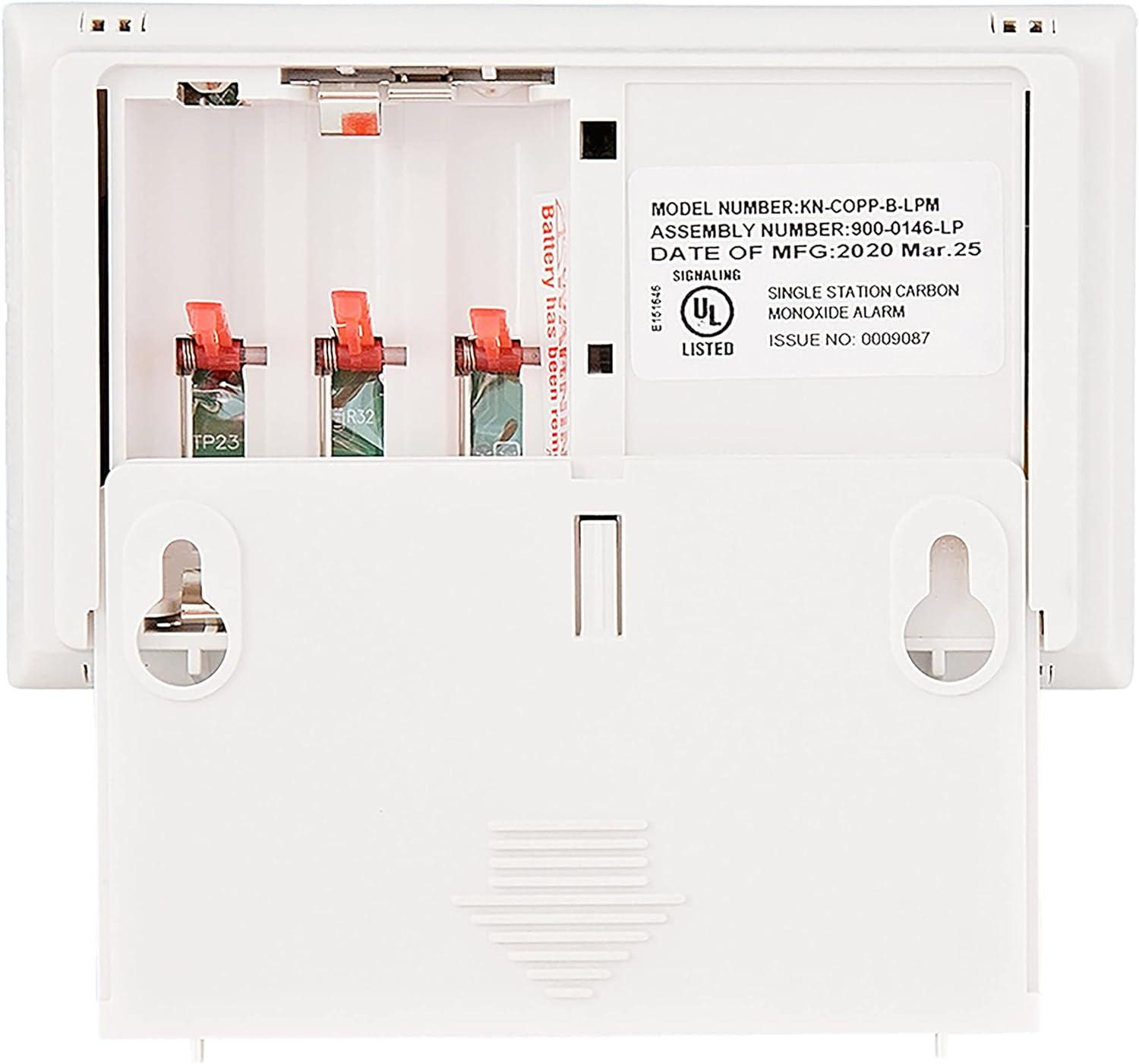 imageKidde Carbon Monoxide Detector AA Battery Powered CO Alarm with LEDs TestReset Button Low Battery Indicator PortableDetector