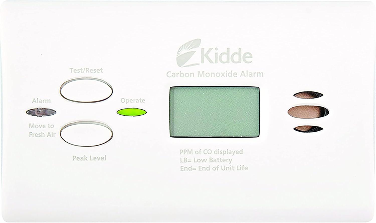 imageKidde Carbon Monoxide Detector AA Battery Powered CO Alarm with LEDs TestReset Button Low Battery Indicator PortableDetector