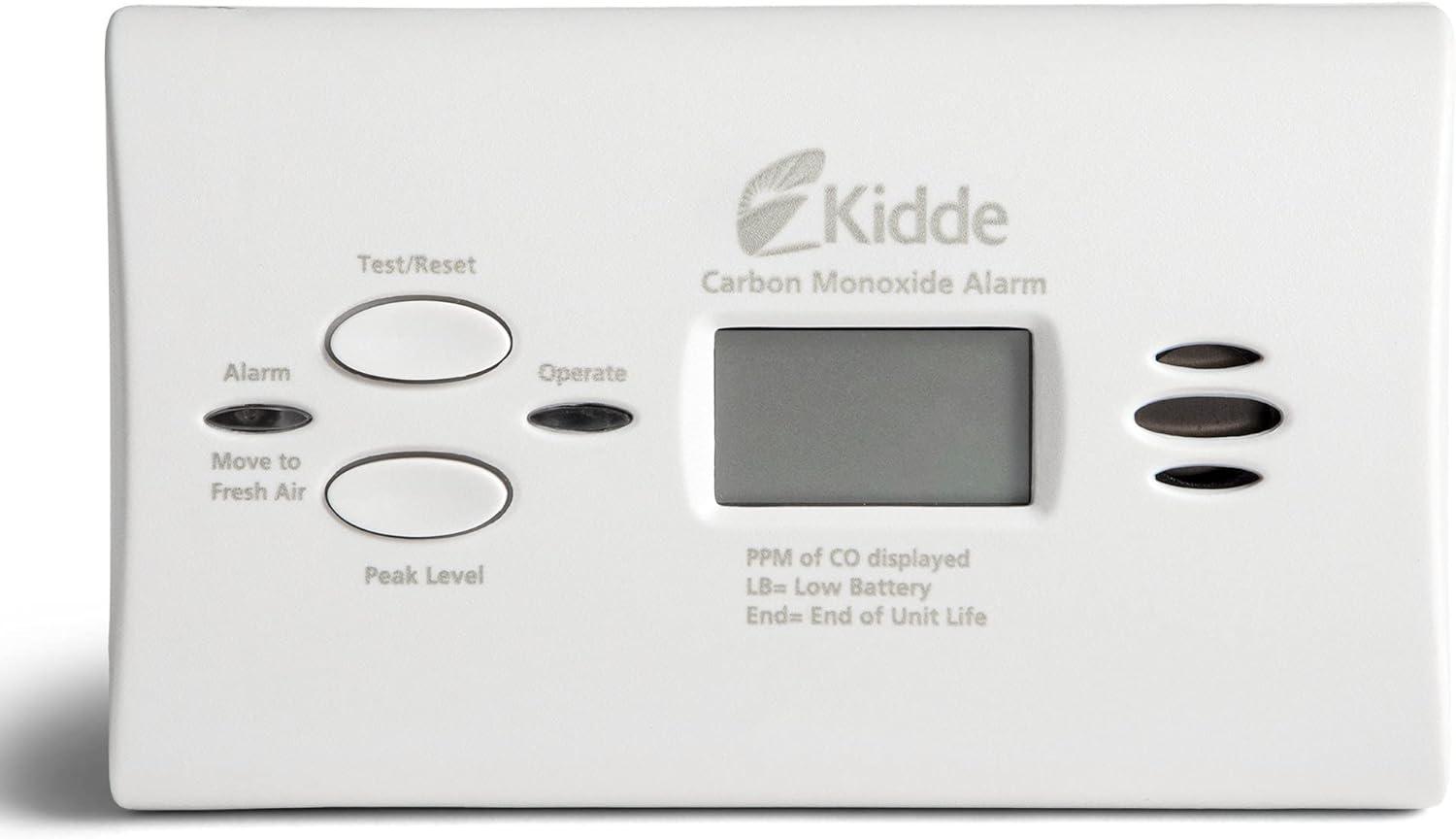 imageKidde Carbon Monoxide Detector AA Battery Powered CO Alarm with LEDs TestReset Button Low Battery Indicator PortableDetector
