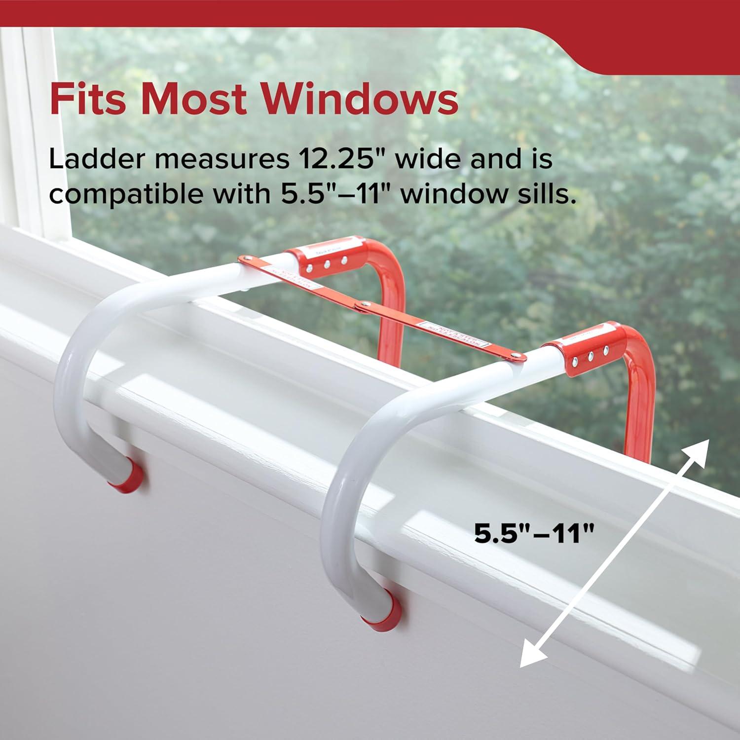 imageKidde Fire Escape Ladder 3Story Rope Ladder Extends to 25Feet AntiSlip Rungs25Feet
