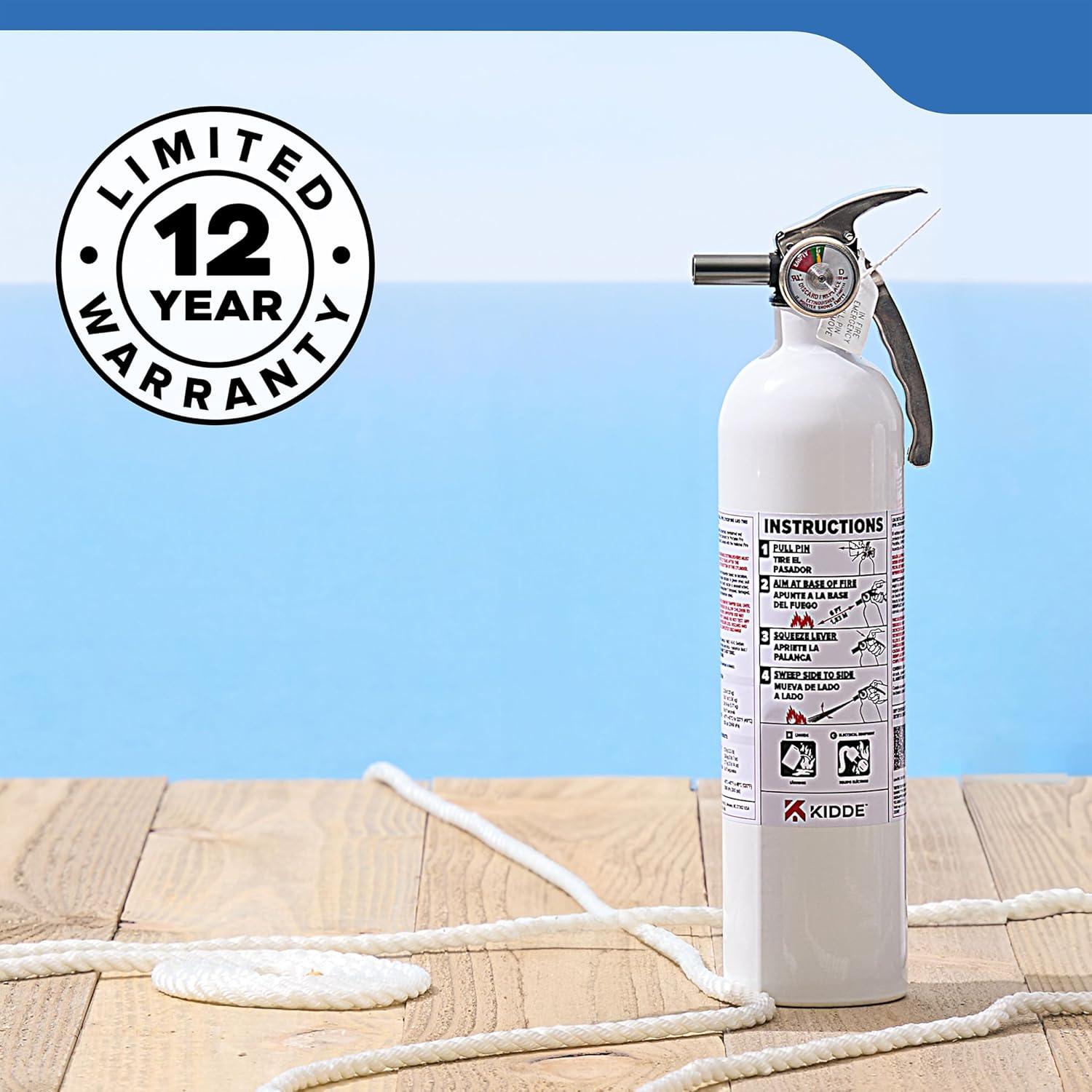 imageKidde Fire Extinguisher for Boats SingleUse 2A10BCMAR10
