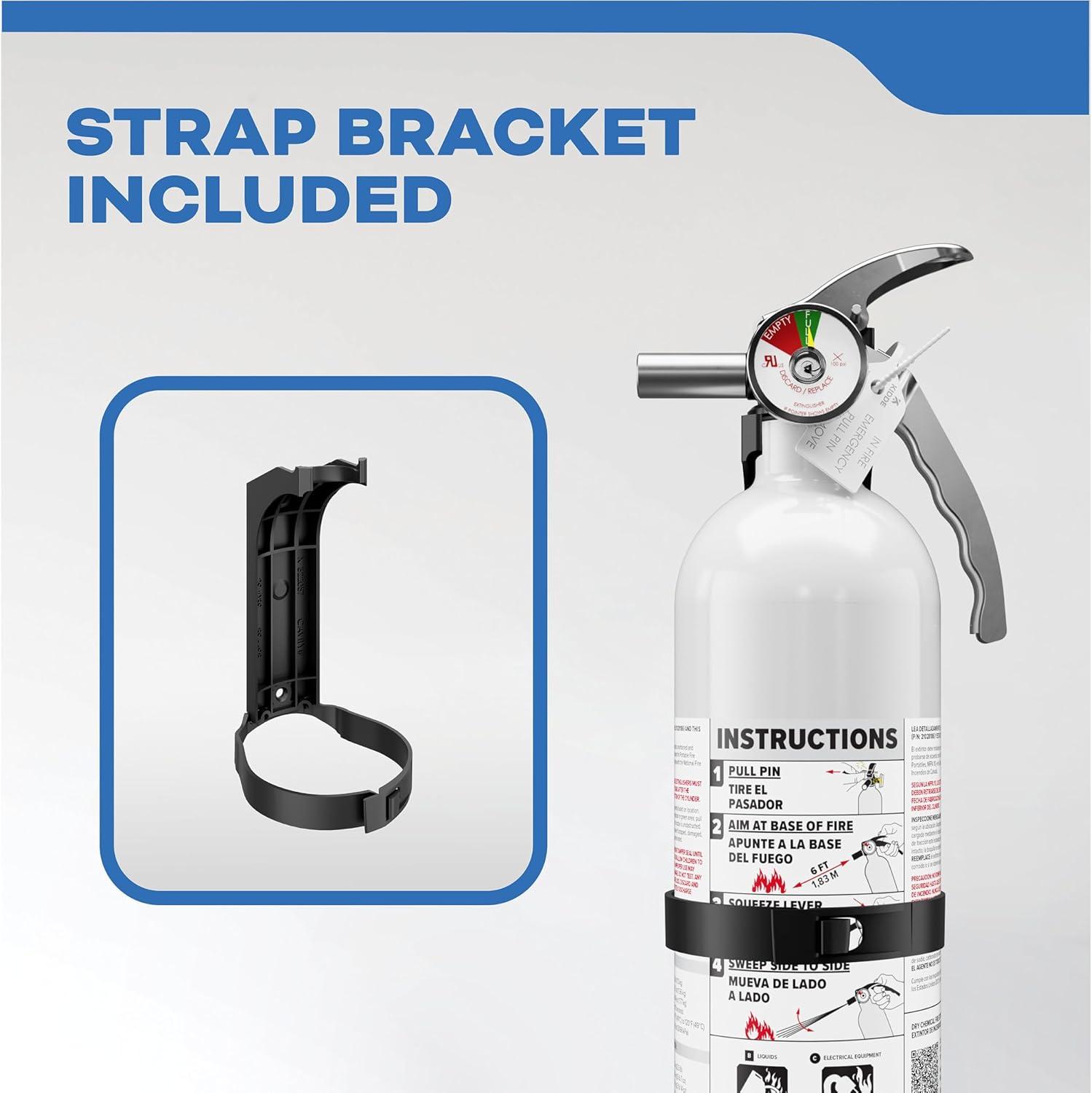 imageKidde Fire Extinguisher for Boats SingleUse 2A10BCMAR10