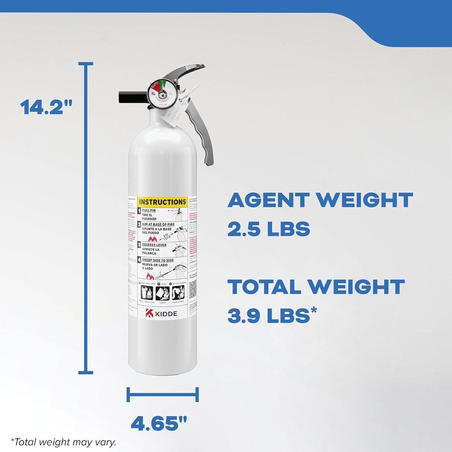 imageKidde Fire Extinguisher for Boats SingleUse 2A10BCMAR110