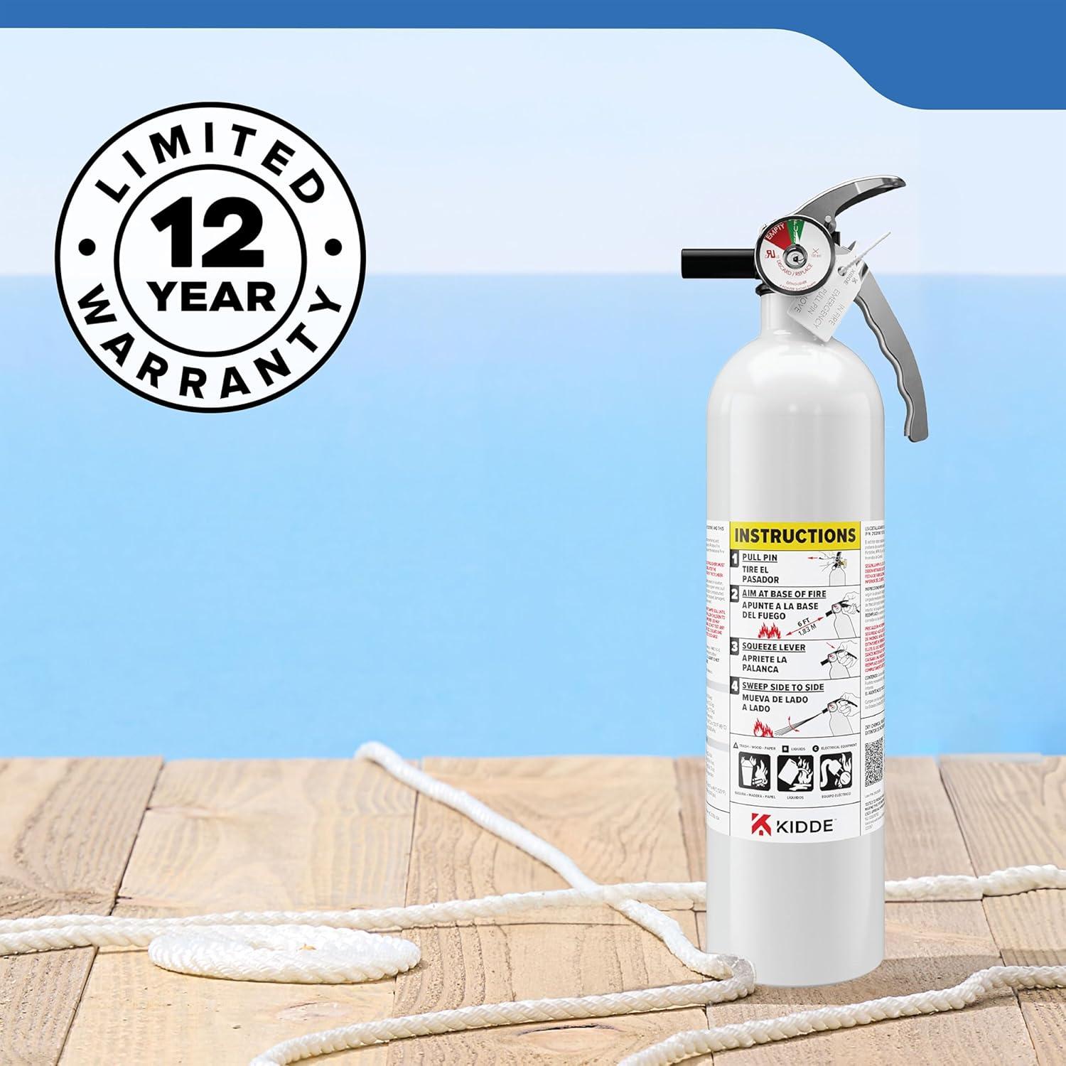 imageKidde Fire Extinguisher for Boats SingleUse 2A10BCMAR110