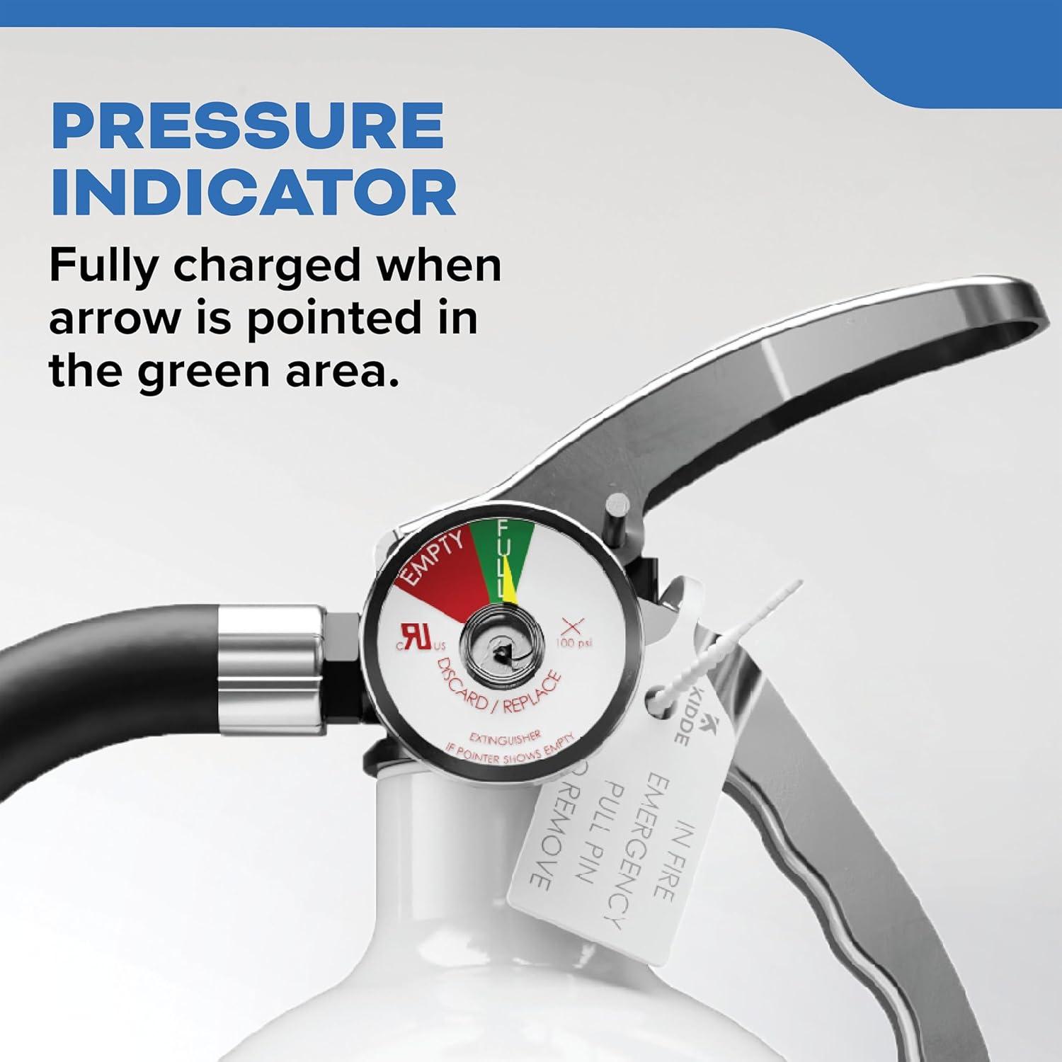 imageKidde Fire Extinguisher for Boats SingleUse 2A10BCMAR210