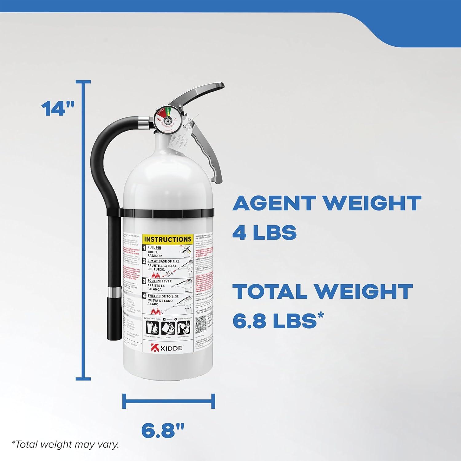 imageKidde Fire Extinguisher for Boats SingleUse 2A10BCMAR210