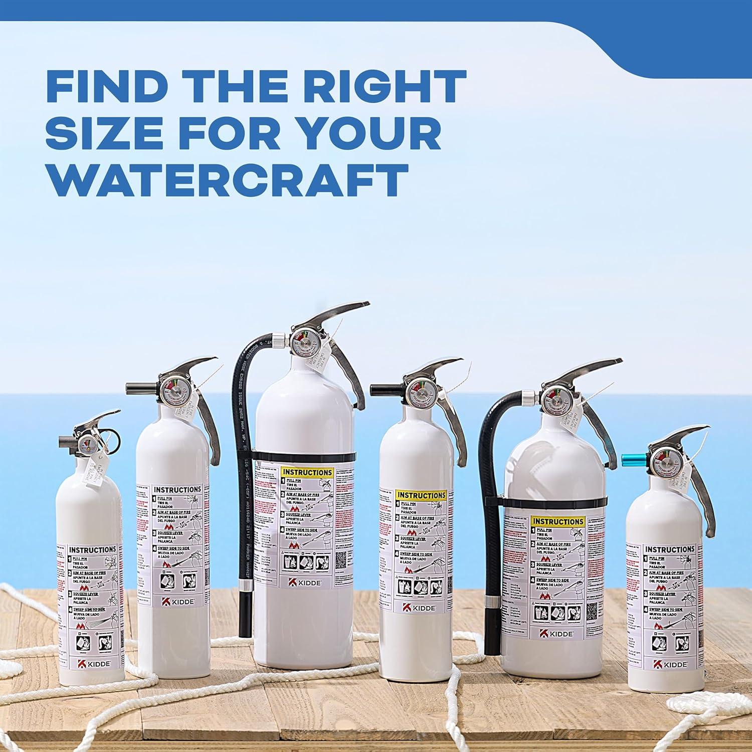 imageKidde Fire Extinguisher for Boats SingleUse 2A10BCMAR210