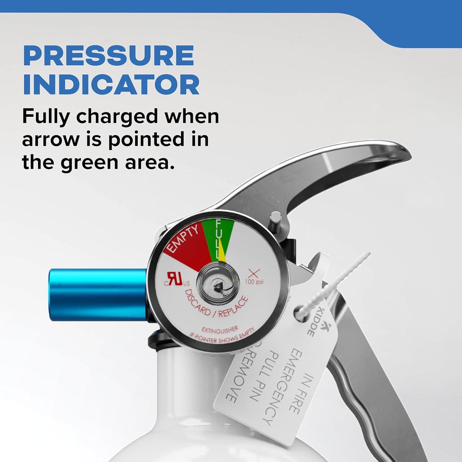 imageKidde Fire Extinguisher for Boats SingleUse 2A10BCMAR5