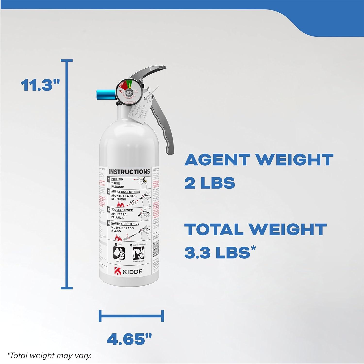 imageKidde Fire Extinguisher for Boats SingleUse 2A10BCMAR5