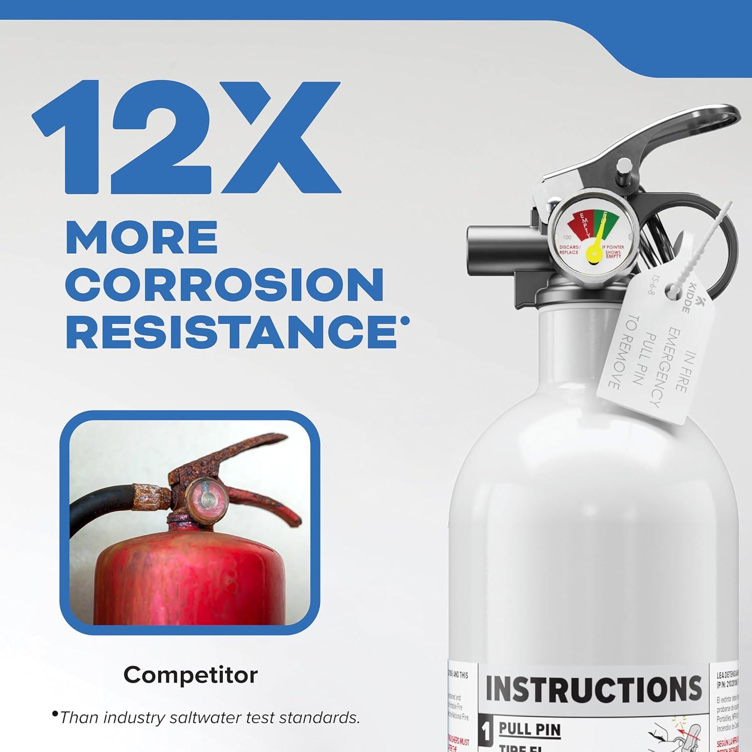 imageKidde Fire Extinguisher for Boats SingleUse 2A10BCPWC