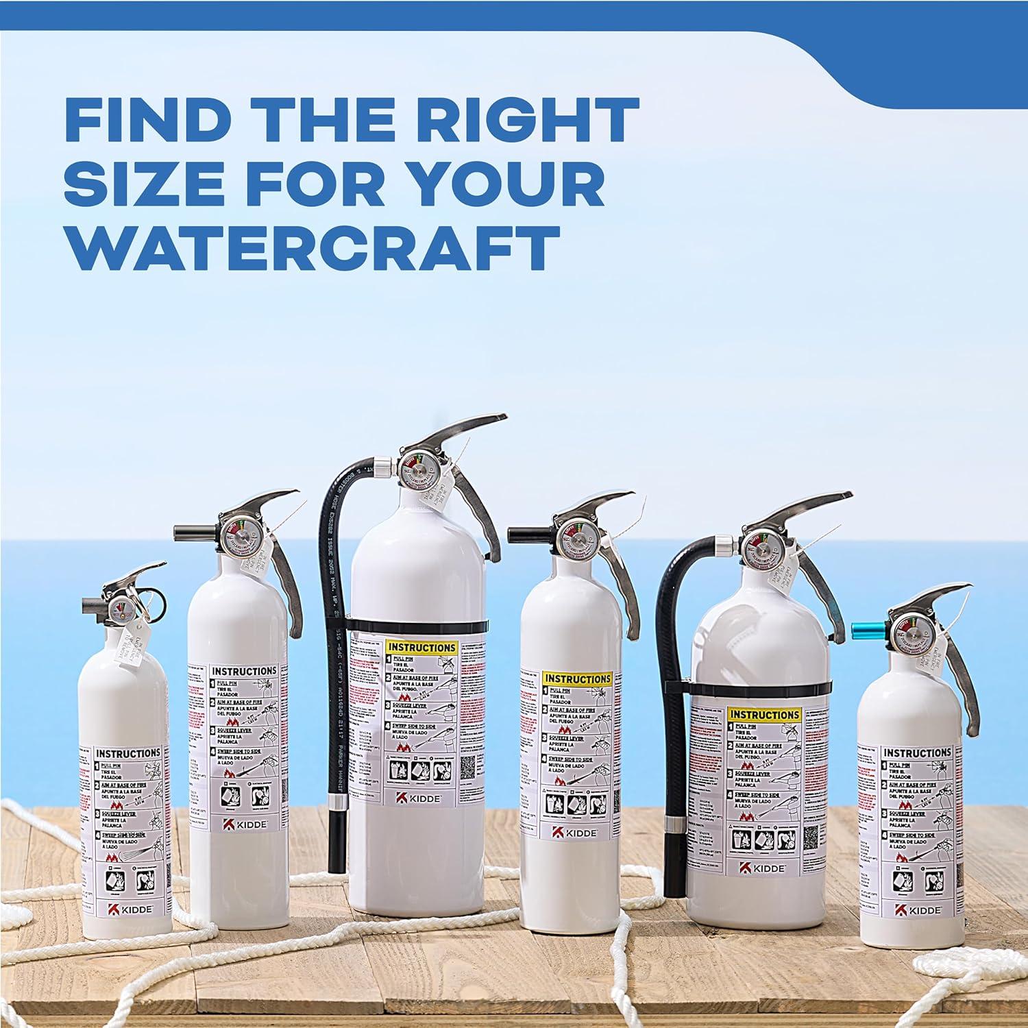 imageKidde Fire Extinguisher for Boats SingleUse 2A10BCPWC
