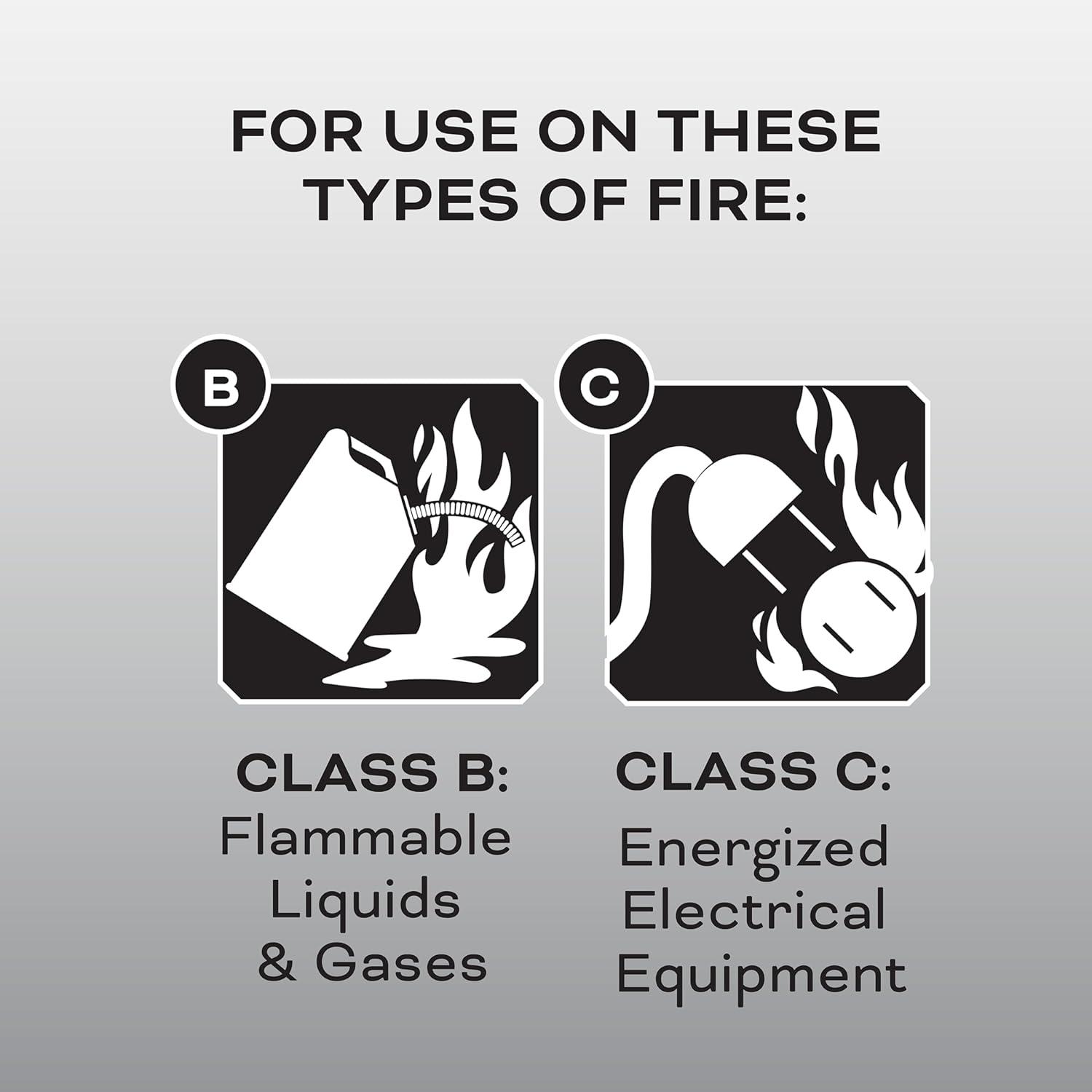 imageKidde Fire Extinguisher for Vehicles Cars Trucks SingleUse 5BCM10G