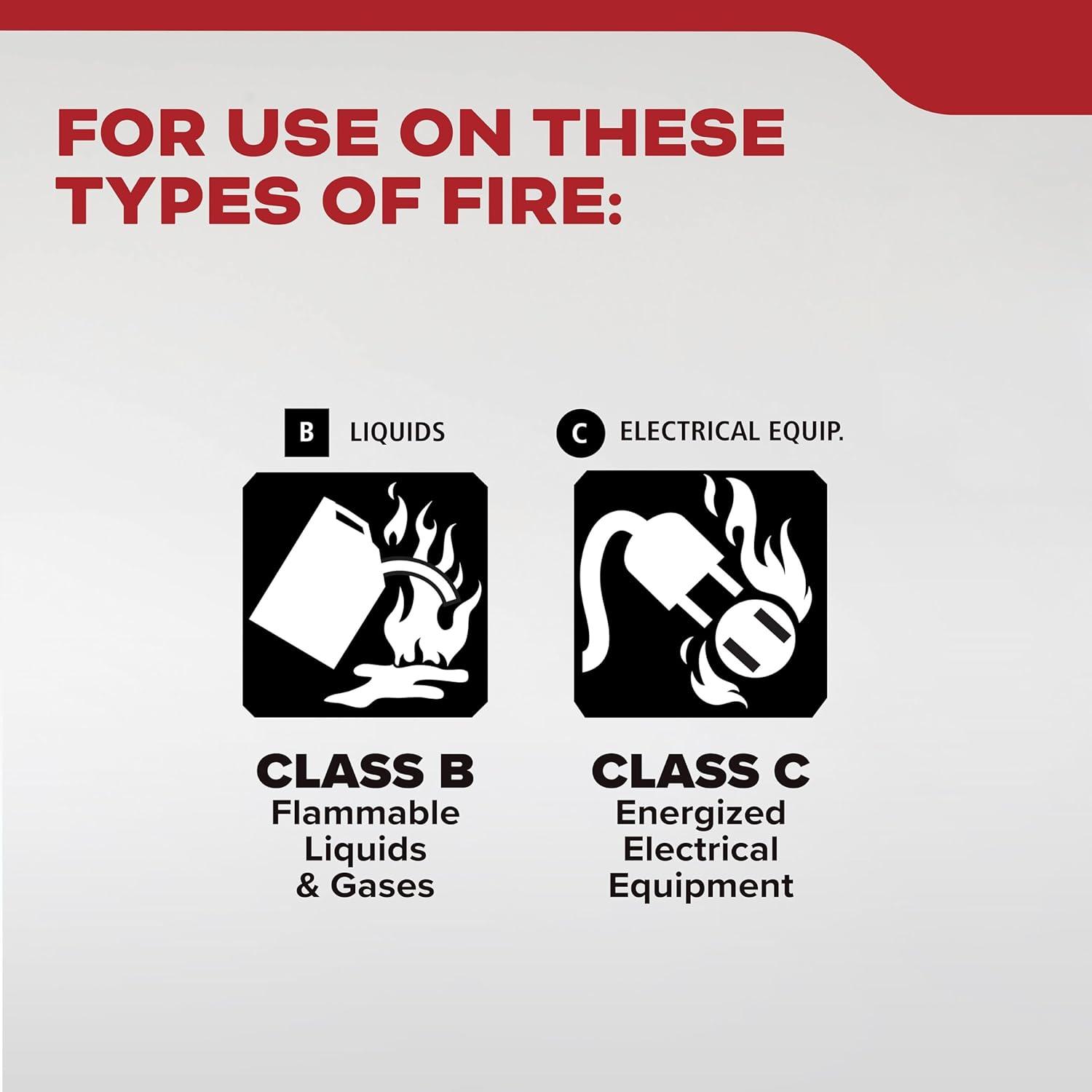 imageKidde Fire Extinguisher for Vehicles Cars Trucks SingleUse 5BCM10G