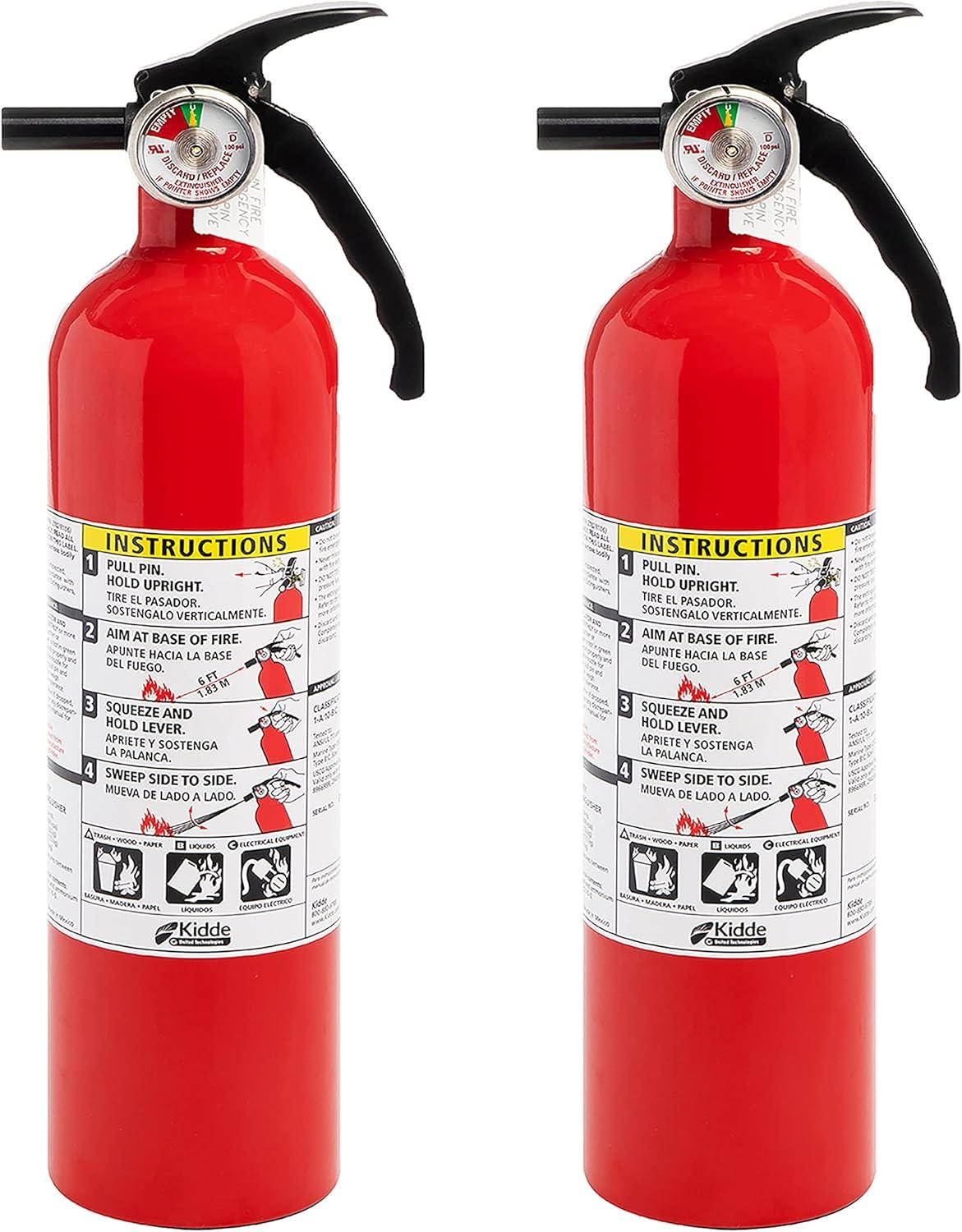 imageKidde Fire Extinguisher for Vehicles Cars Trucks SingleUse 5BCM5G